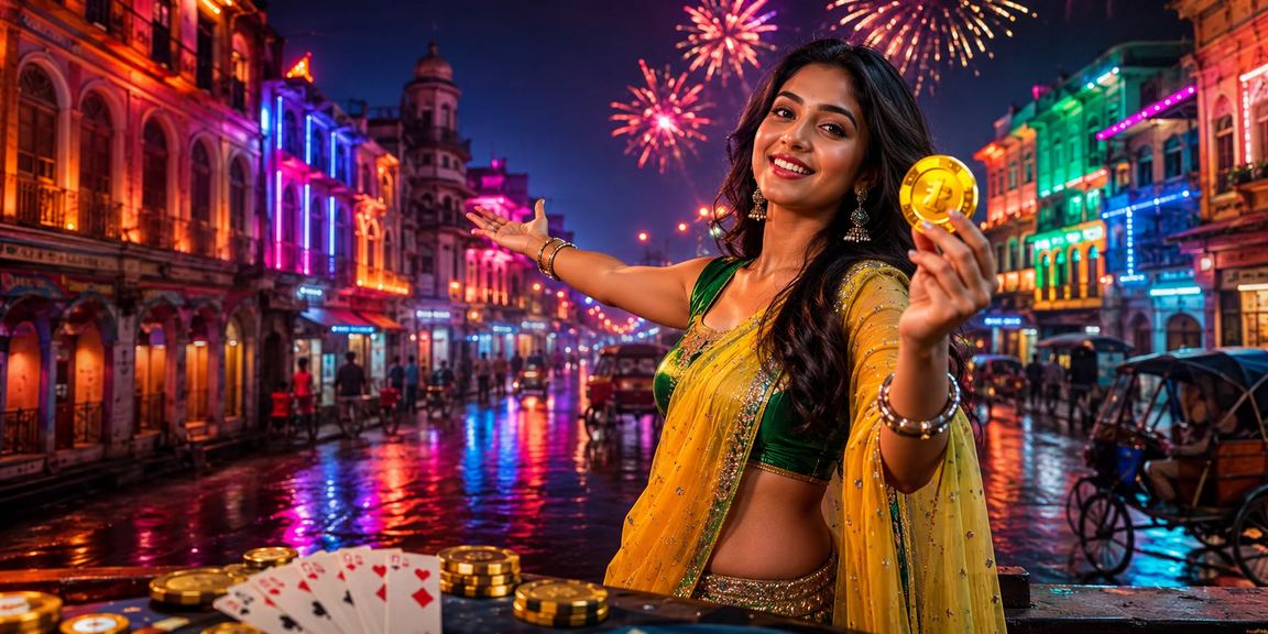 নারায়ণগঞ্জে নিয়ন আলোয় মোবাইলে রামি গেম খেলছেন একজন গেমার